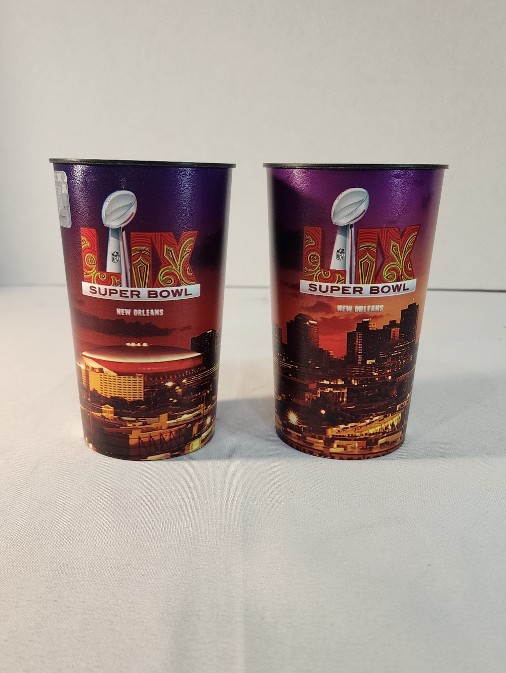 Super Bowl 59 - Official Souvenir 22 OZ. Plastic Cups - New Orleans